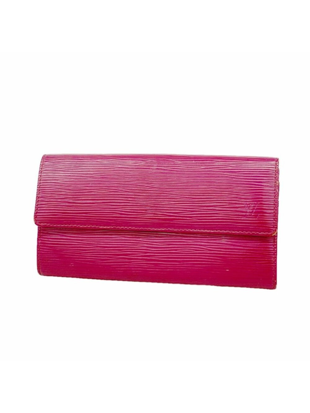 Louis Vuitton Wallet Epi Portefeuille Sarah Fuchsia